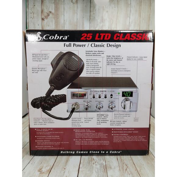 Cobra 25LTD Classic CB Radio 40 channels - Picture 3 of 8